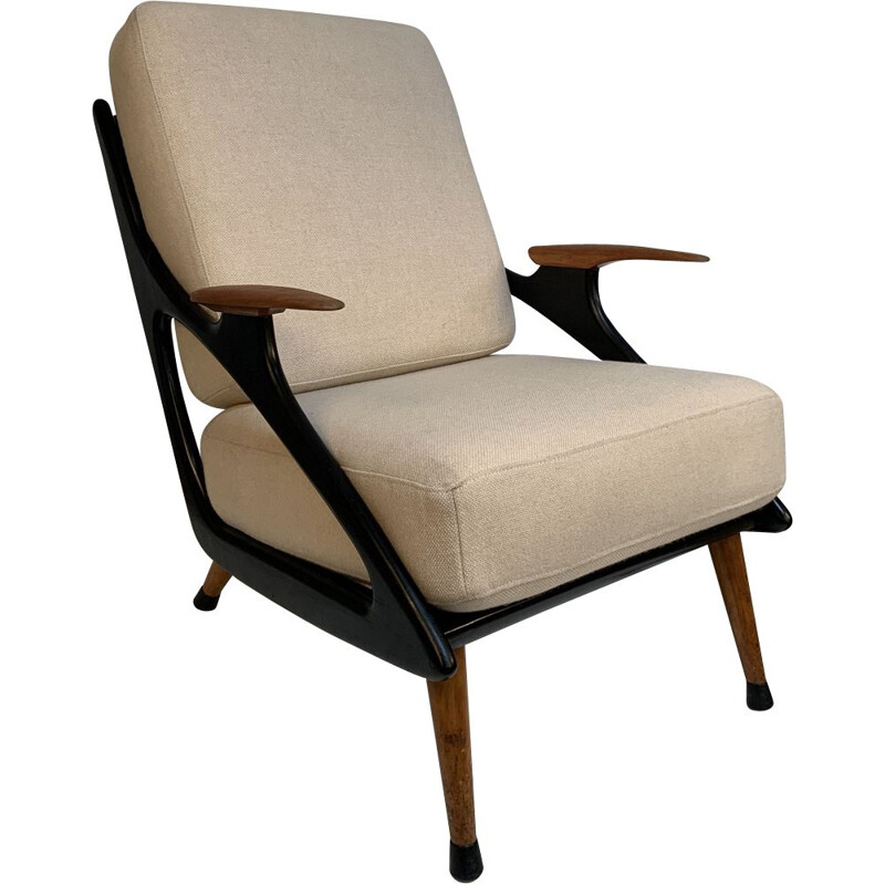 Vintage Atomic armchair, Belgium 1958
