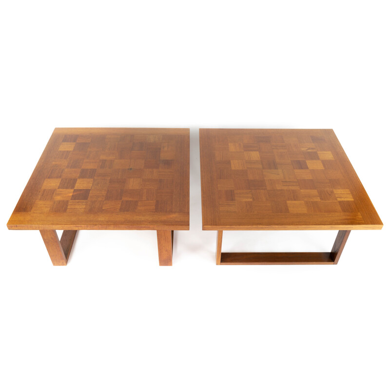 Pair of coffee tables by Poul Cadovius for Cado 1960s 