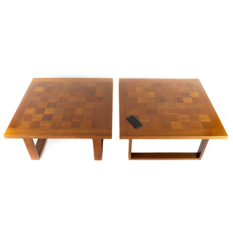 Pair of coffee tables by Poul Cadovius for Cado 1960s 