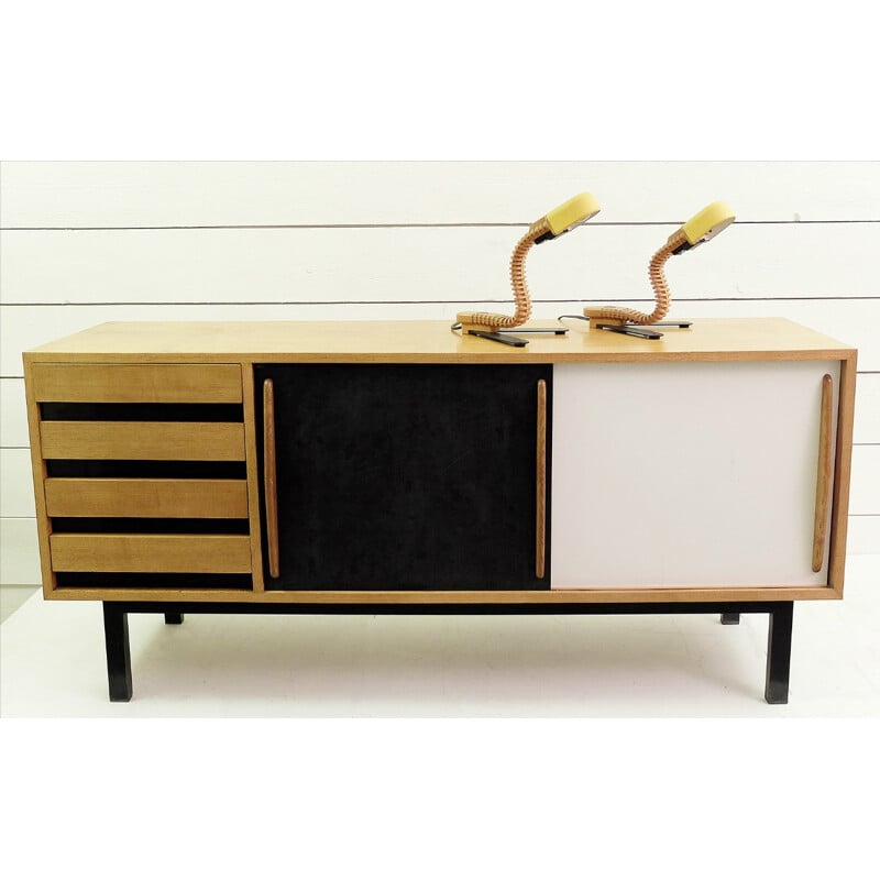 Sideboard "Cansado" in ash, Charlotte PERRIAND - 1958