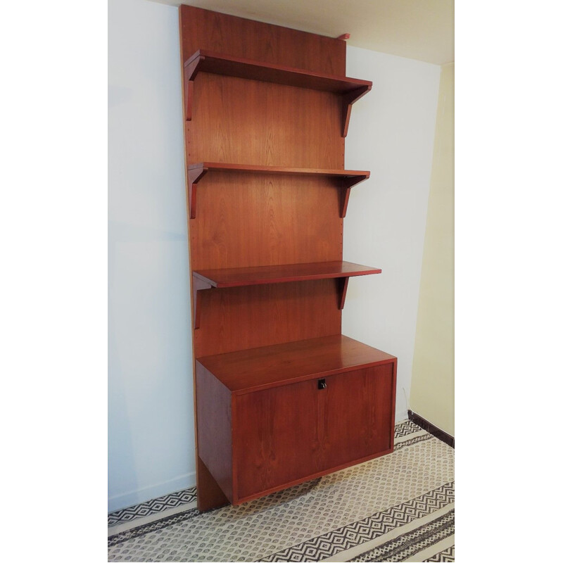 Vintage Scandinavian teak bookcase 1960