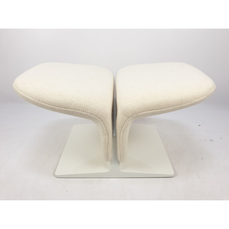 Vintage Ribbon Chair with Ottoman by Pierre Paulin for Artifort, 1960s