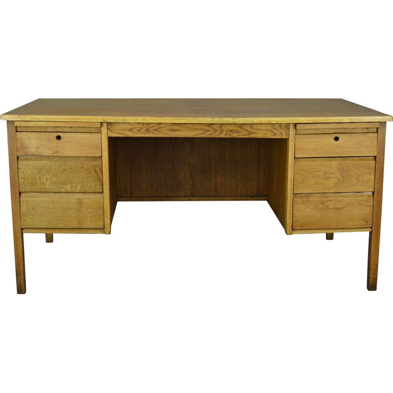 Vintage oak desk by Burndale, United Kingdom