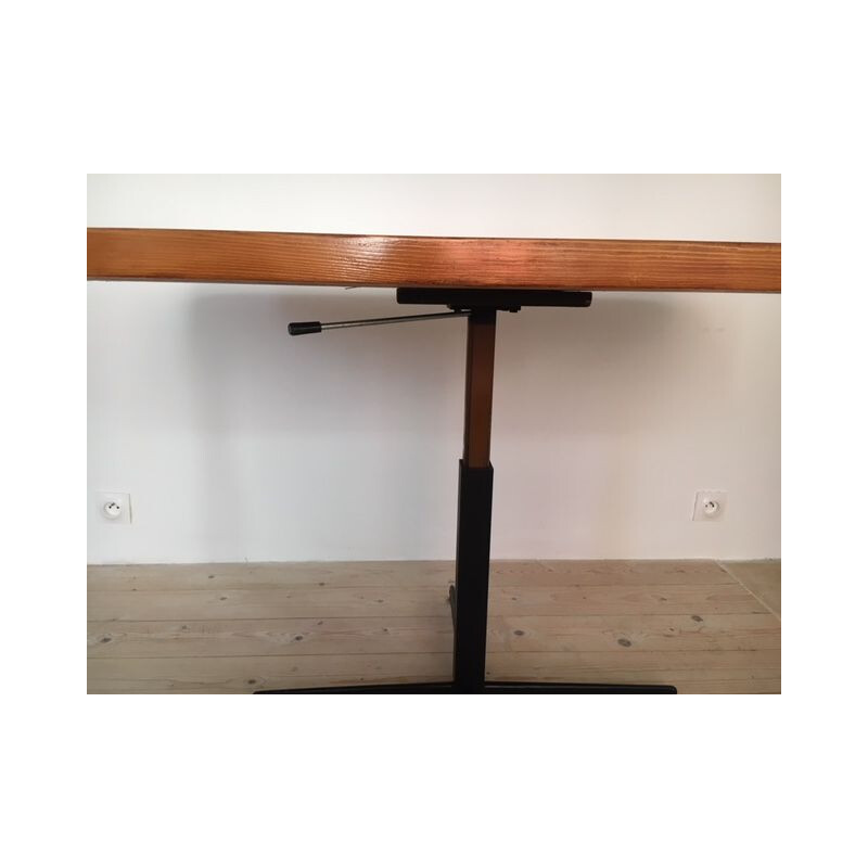 Vintage table by Charlotte Perriand for Station les Arcs 1970