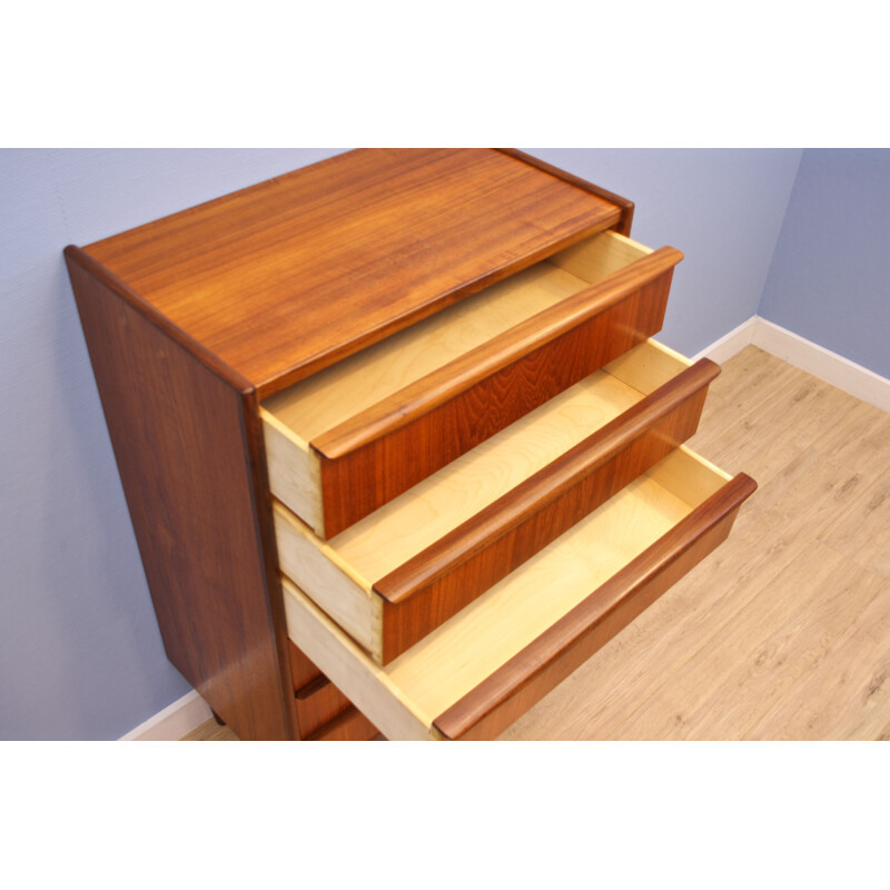 Danish chest of drawers in teak, 1960s