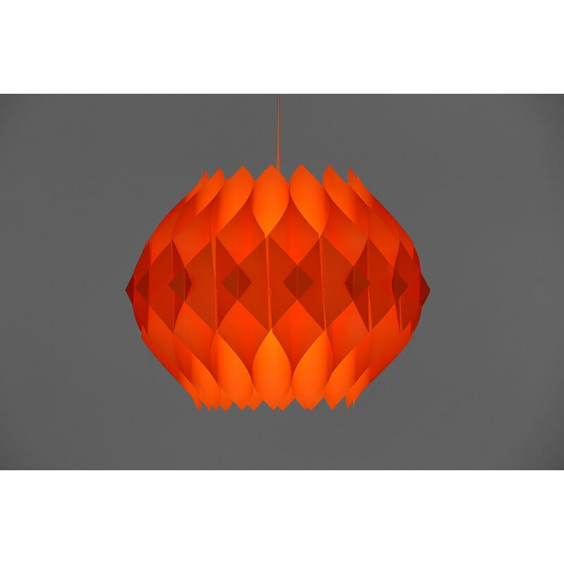 Vintage pendant light "Butterfly" by Lars Shiøler for Hoyrup lighting, Denmark 1960s