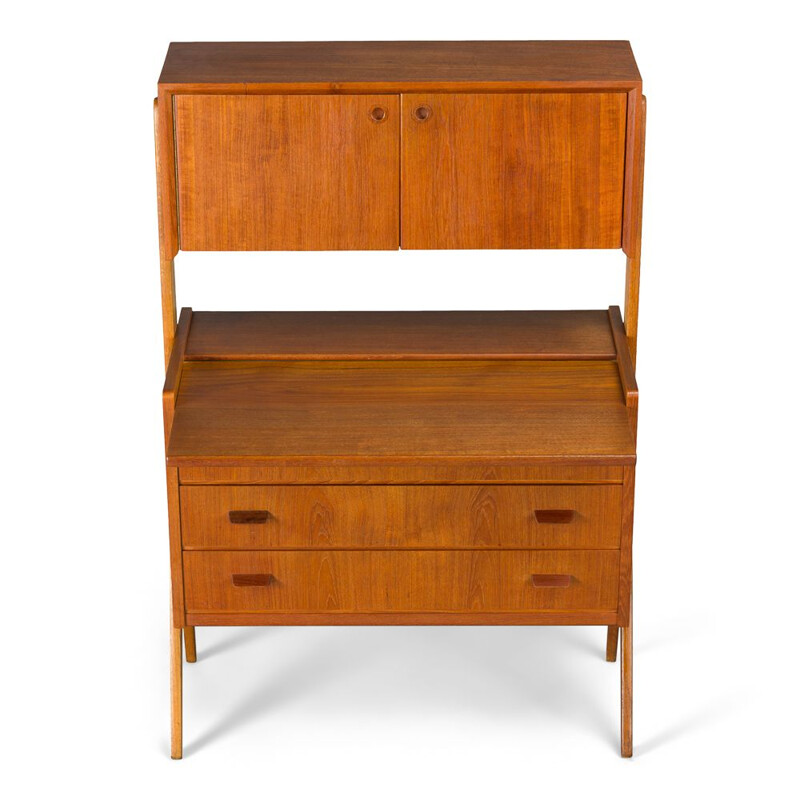 Vintage Danish multifunctional dresserchest in teak, 1960s