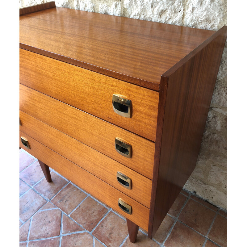 Vintage 4 drawer chest by Henri Couture, 1960