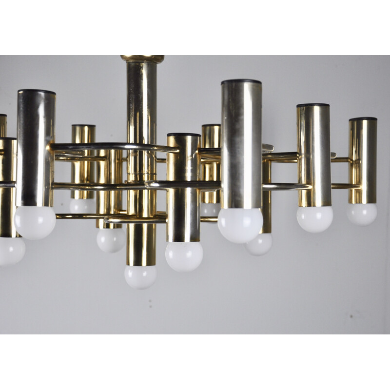 Vintage chandelier by Gaetano Sciolari for Sciolari 1960