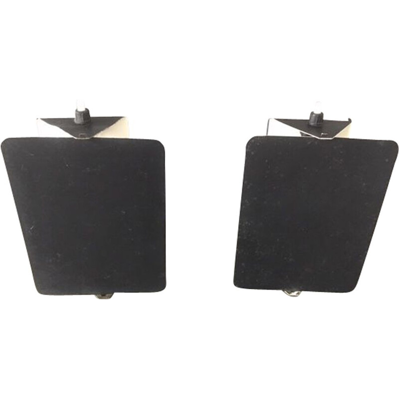 Pair of vintage flap sconces by Charlotte Perriand 1970