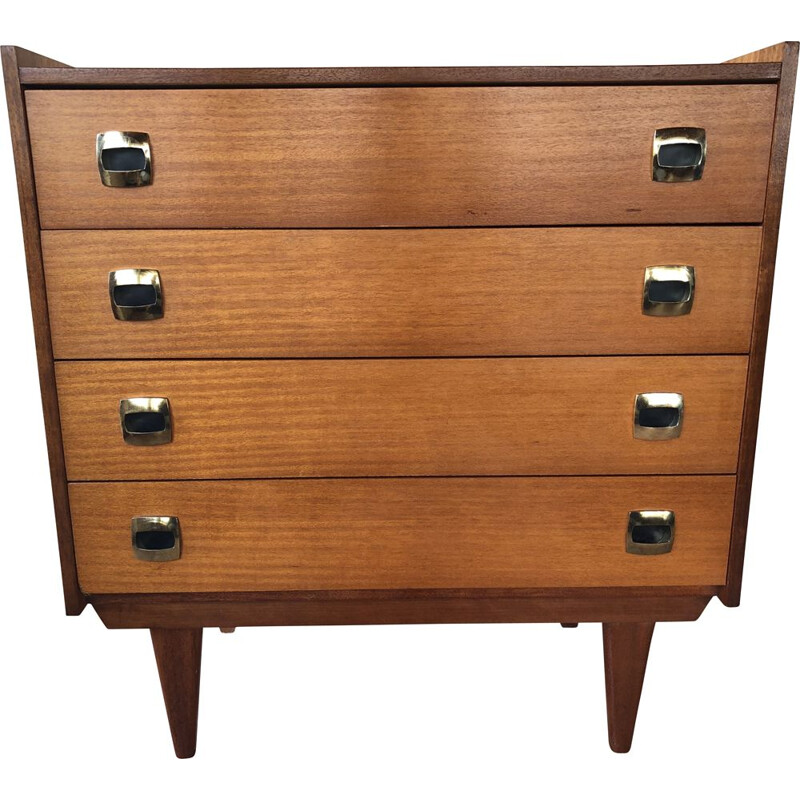 Vintage 4 drawer chest by Henri Couture, 1960