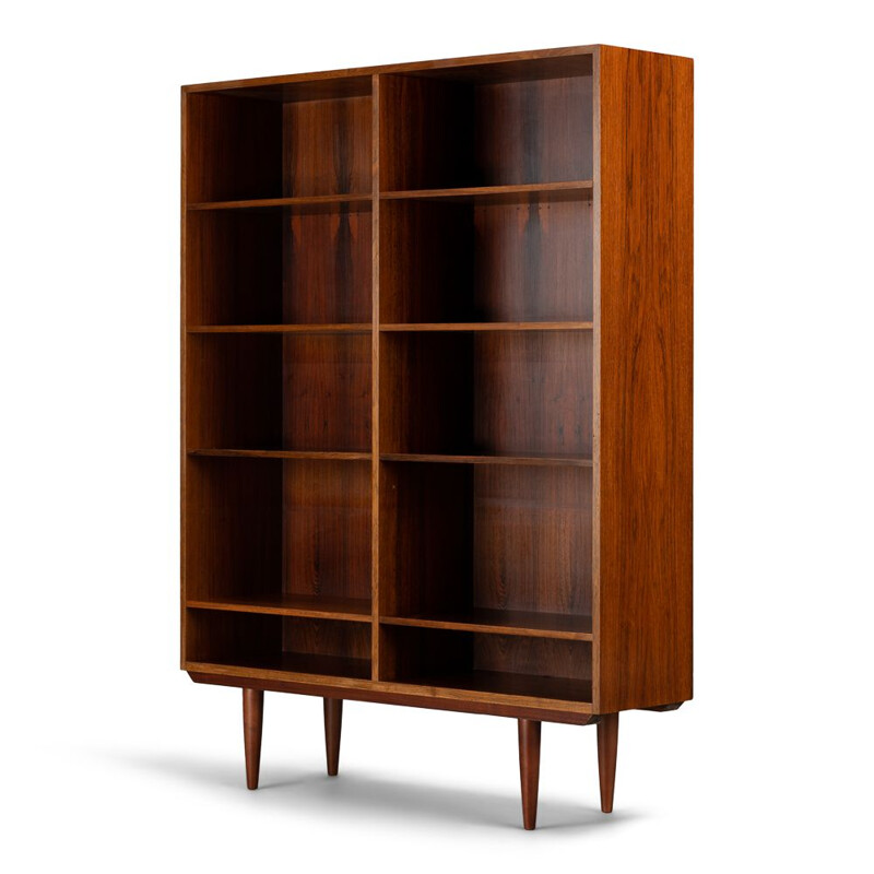 Vintage Rosewood Bookcase by Carlo Jensen for Hundevad & Co, 1960s