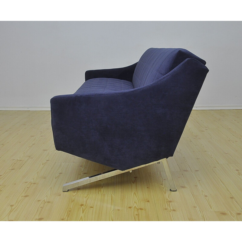 Ensemble dee salon vintage allemand avec canapé et fauteuils, 1969