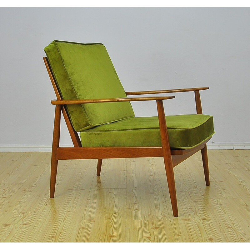 Vintage Antimott Armchair By Walter Knoll 1950s