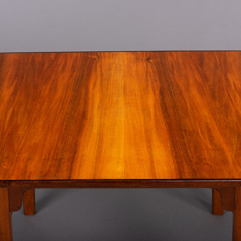 Vintage Danish Walnut Coffee Table with extendable top, 1970s