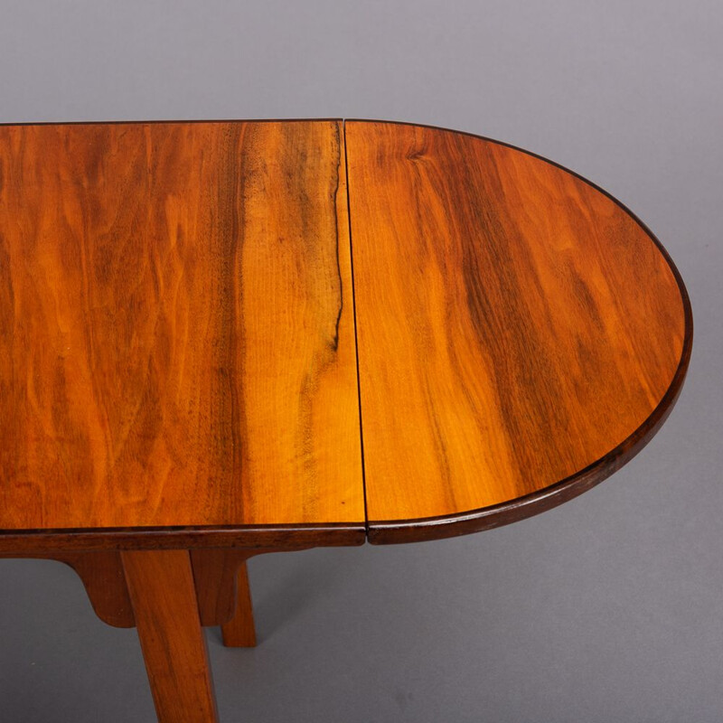 Vintage Danish Walnut Coffee Table with extendable top, 1970s