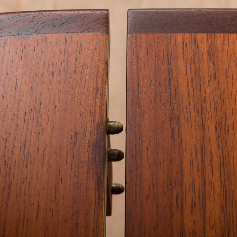 Table à rallonge en bois de palissandre danoise à 3 feuilles par Skovby