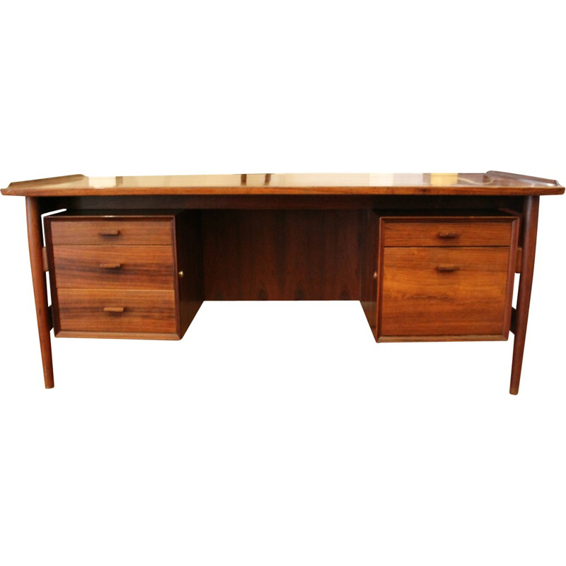 Sibast "206" desk in rosewood, Arne VODDER - 1960s