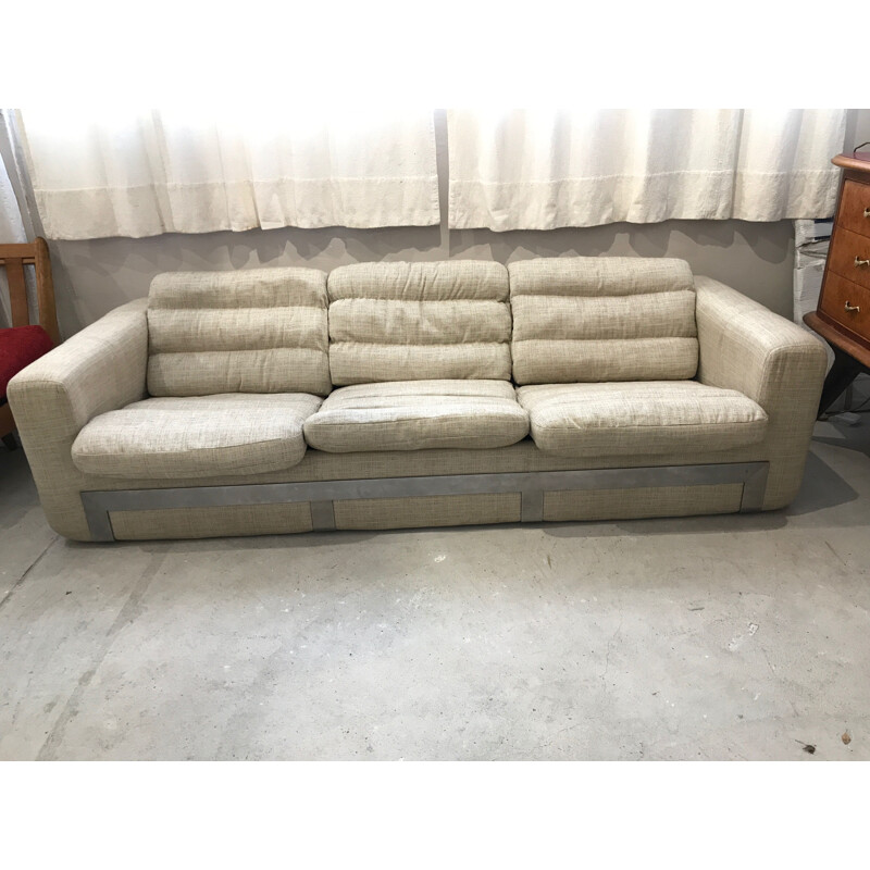 Large 3 seater vintage sofa Roche bobois 1972