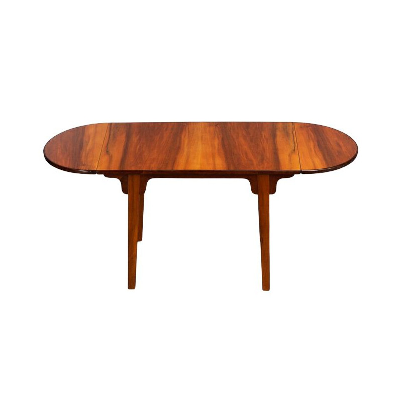 Vintage Danish Walnut Coffee Table with extendable top, 1970s