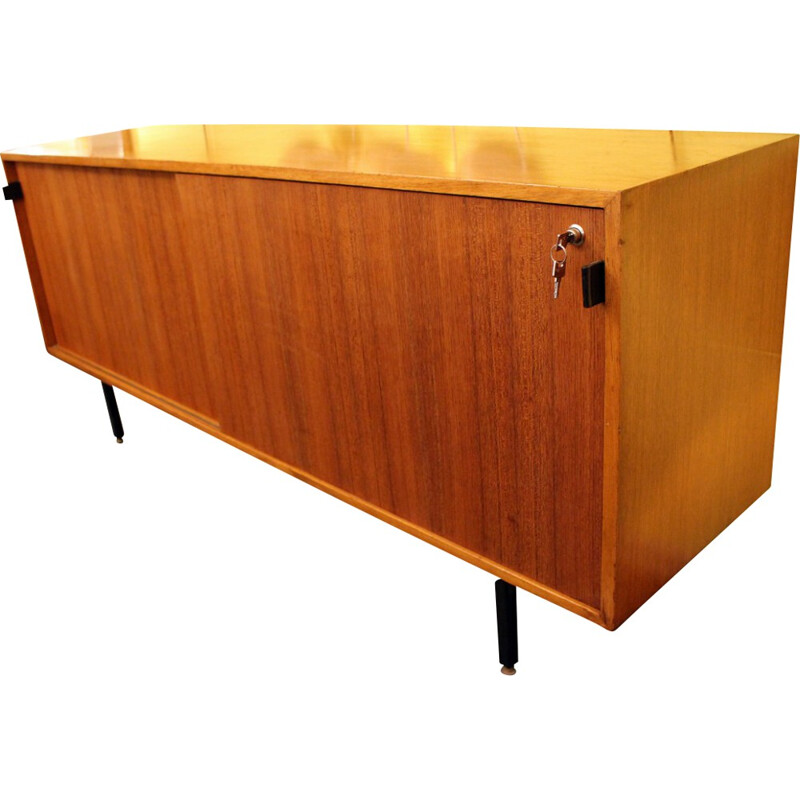 Sideboard in wood and metal, Florence KNOLL - 1970s