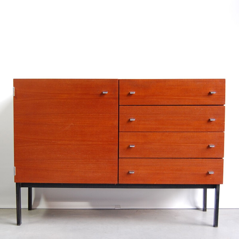 Vintage sideboard 1264 by Pierre Guariche for Meurop, 1960s