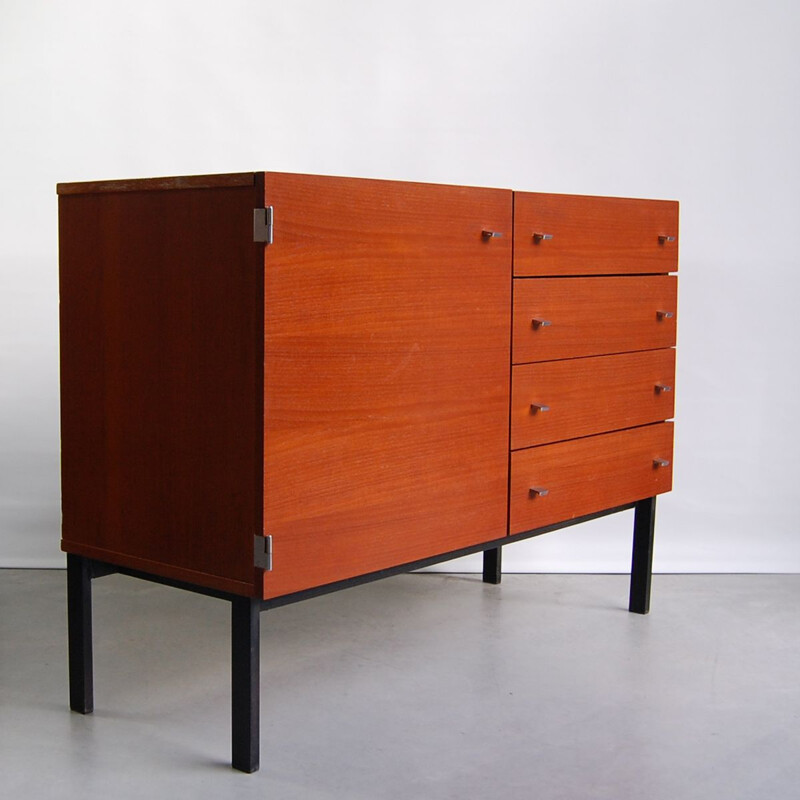 Vintage sideboard 1264 by Pierre Guariche for Meurop, 1960s