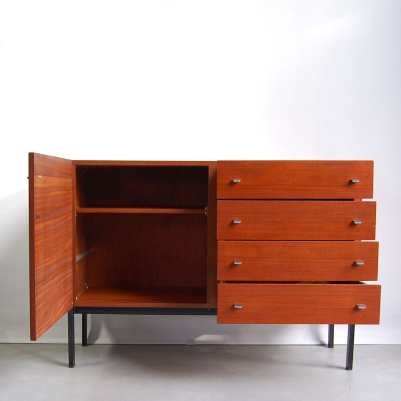 Vintage sideboard 1264 by Pierre Guariche for Meurop, 1960s