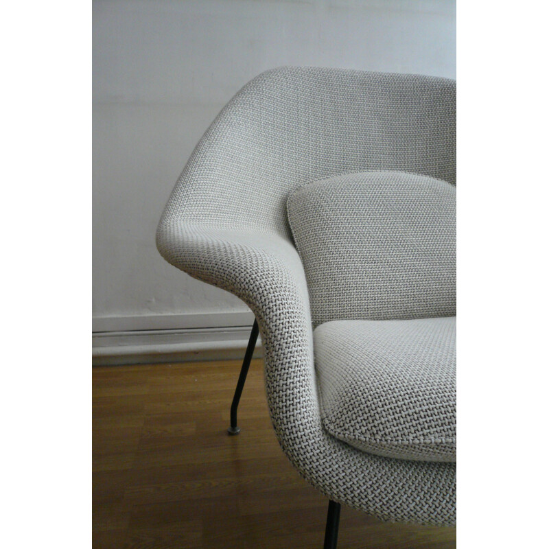 Easy chair Knoll model "Womb" and ottoman, Eero SAARINEN - 1960s