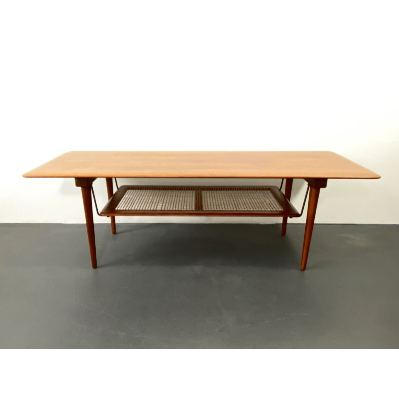 Vintage FD 516 teak table from Peter Hvidt & Orla Molgaard Nielsen for France & Son, 1960s