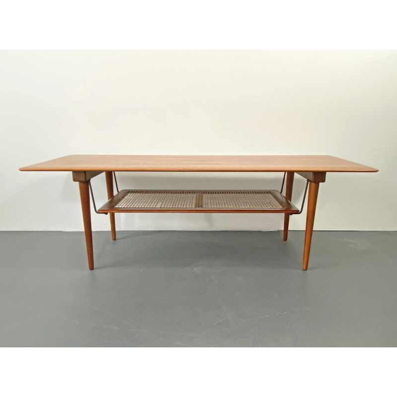 Table vintage FD 516 en teck de Peter Hvidt & Orla Molgaard Nielsen pour France & Son, 1960