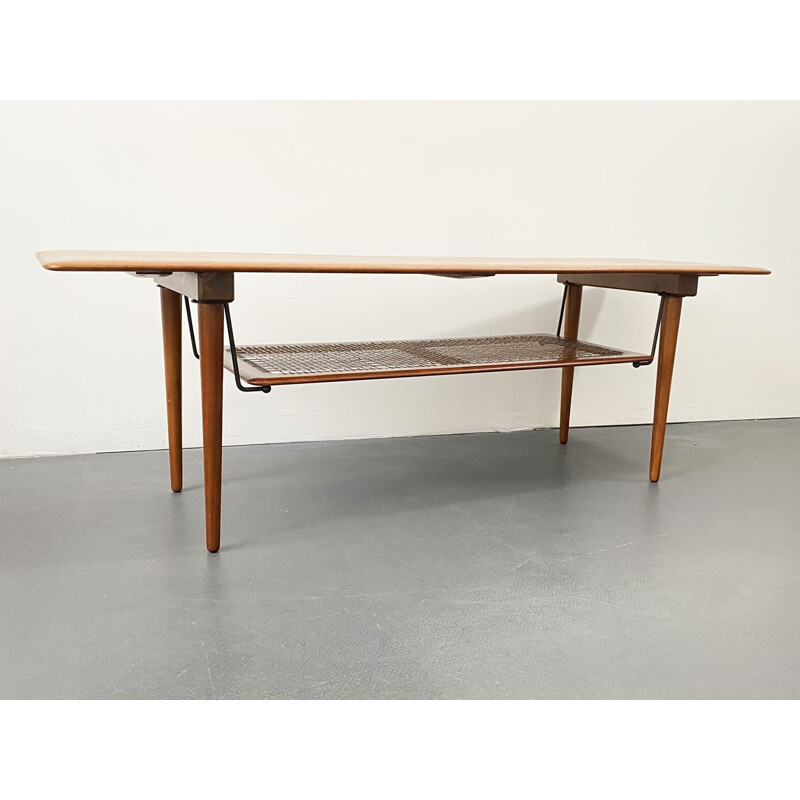 Vintage FD 516 teak table from Peter Hvidt & Orla Molgaard Nielsen for France & Son, 1960s