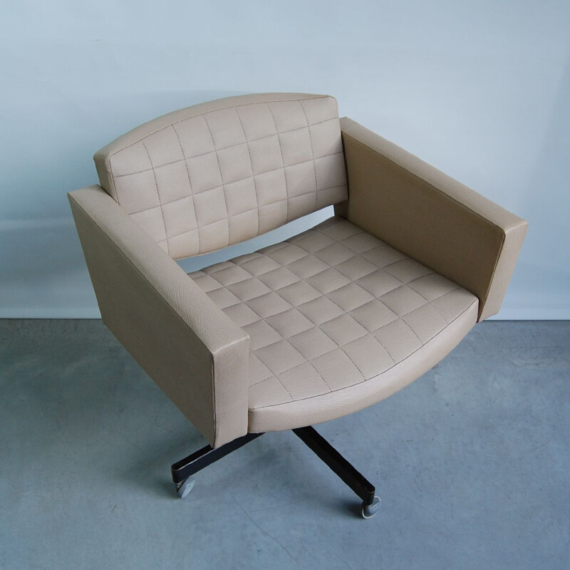 Fauteuil de bureau vintage Conseil par Pierre Guariche pour Meurop, 1960