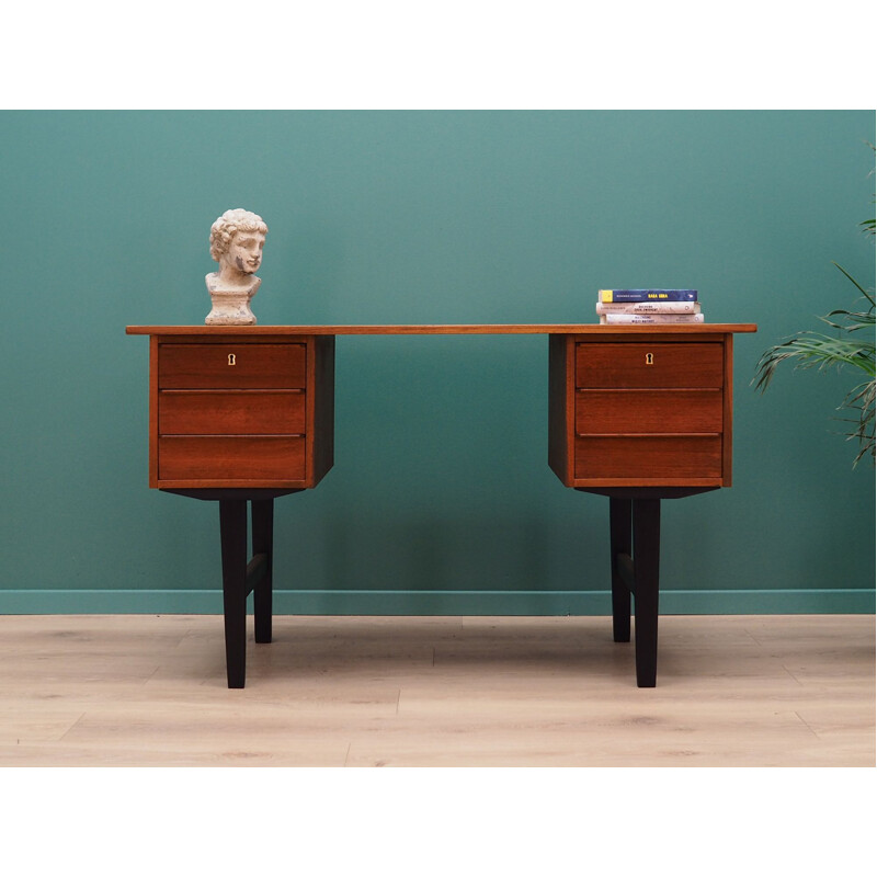 Bureau vintage en teck, Danemark,  1960-70