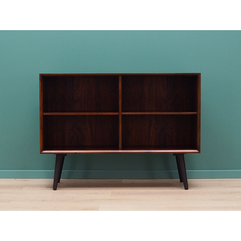 Vintage Scandinavian Bookcase in rosewood, Denmark, 1960-70s