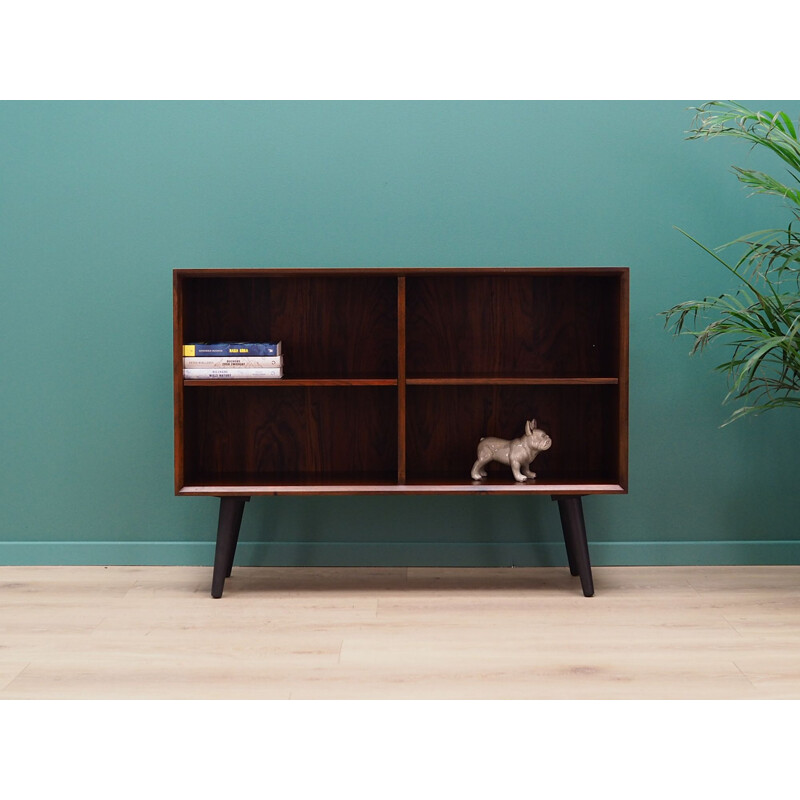 Vintage Scandinavian Bookcase in rosewood, Denmark, 1960-70s