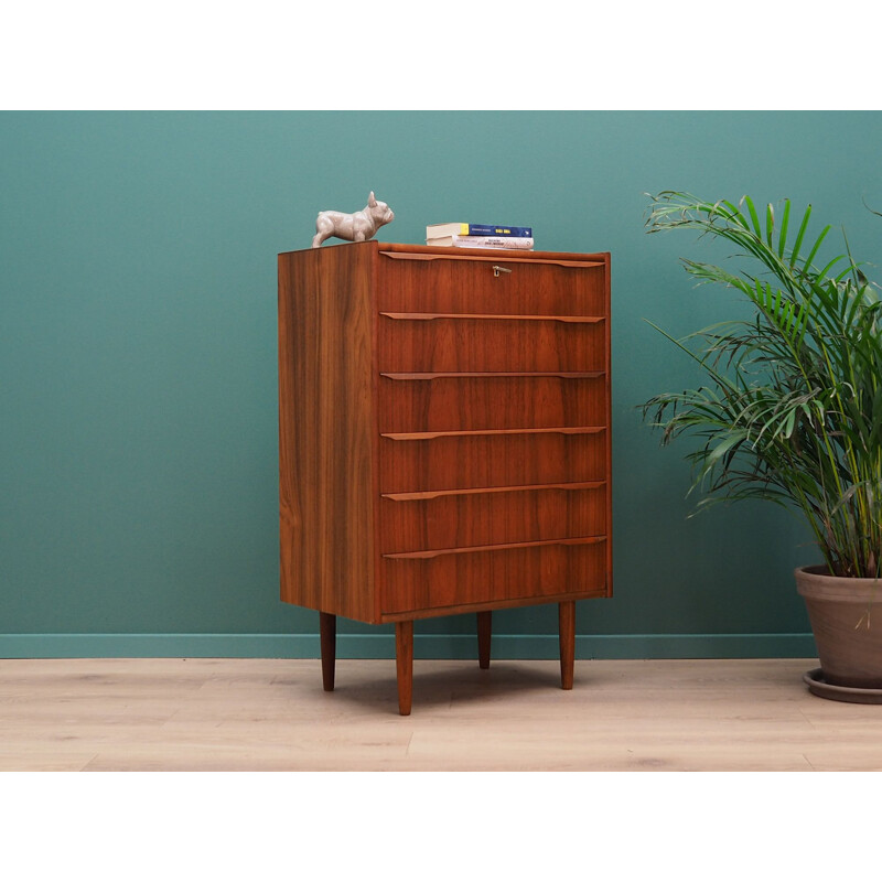 Vintage teak Chest Of Drawers, Denmark, 1960-70s