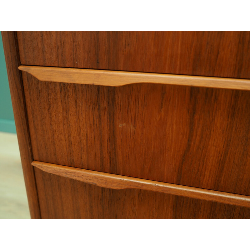 Vintage teak Chest Of Drawers, Denmark, 1960-70s