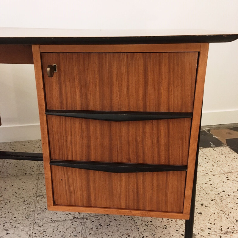 Vintage desk by Alfred Hendrickx, for Belform, Belgium, 1950s