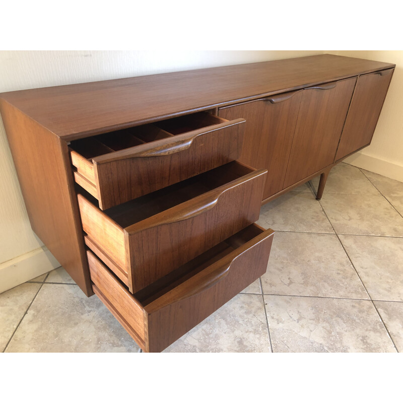 Vintage Dunvegan teak sideboard by McIntosh 1960s 