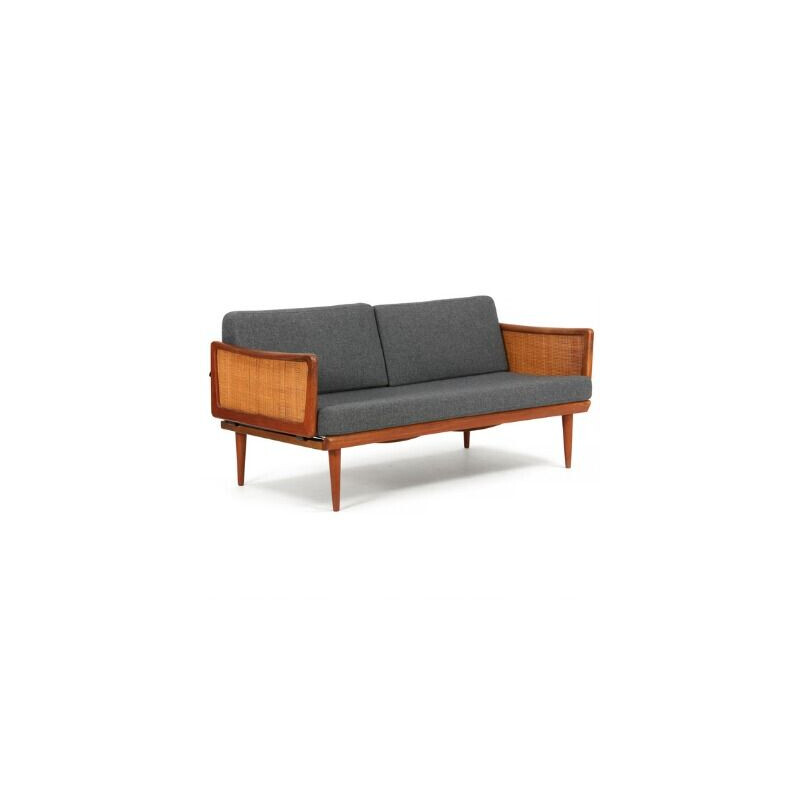 Vintage sofa with folding sides by Peter Hvidt & Orla Mølgaard-Nielsen