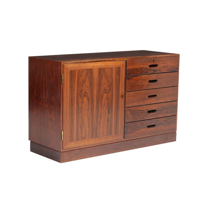 Vintage rosewood sideboard by Silga Mobler