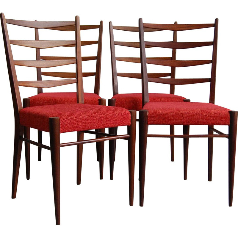 Suite de 4 chaises vintage ST09 de Cees Braakman pour Pastoe, 1960