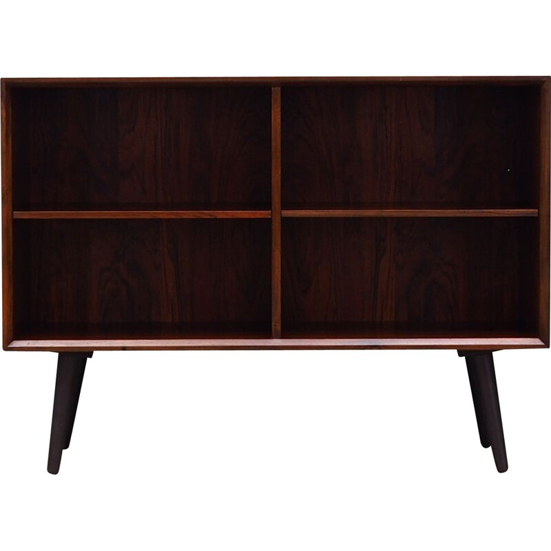 Vintage Scandinavian Bookcase in rosewood, Denmark, 1960-70s