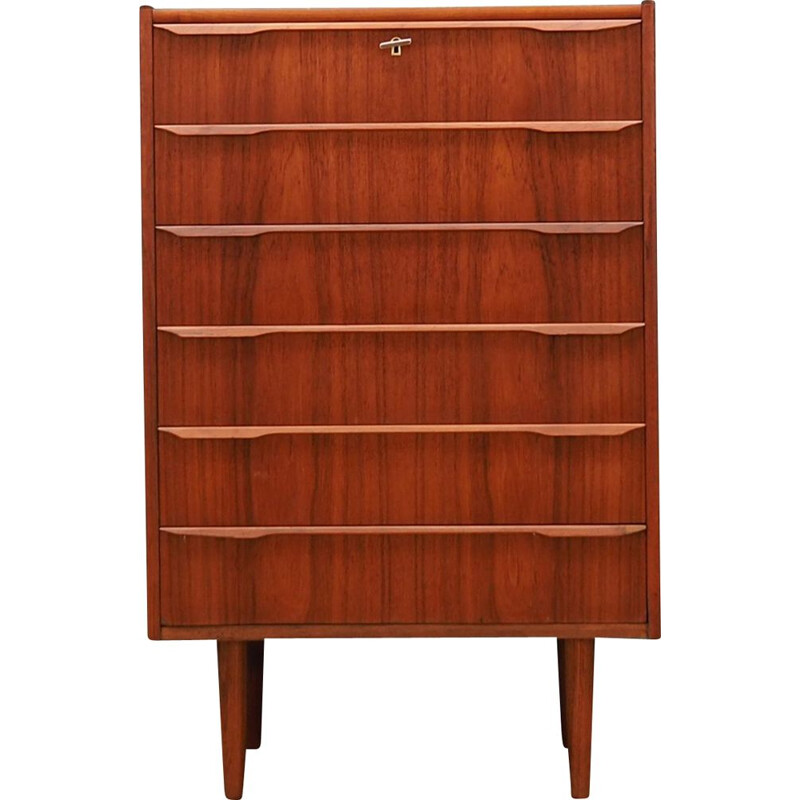 Vintage teak Chest Of Drawers, Denmark, 1960-70s