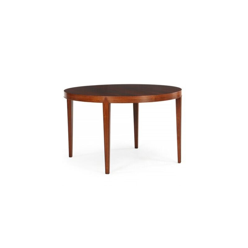 Vintage circular extension table by Severin Hansen Jr.