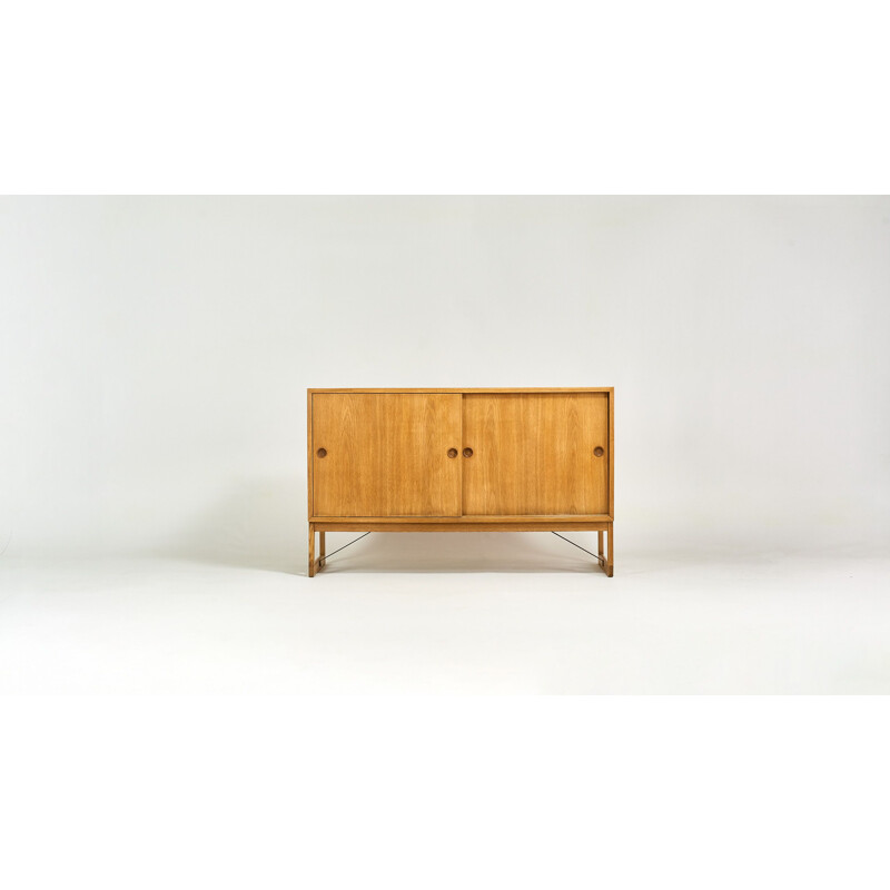 Vintage light oak sideboard by Borge Mogensen for Karl Andersson & Sonner, 1960