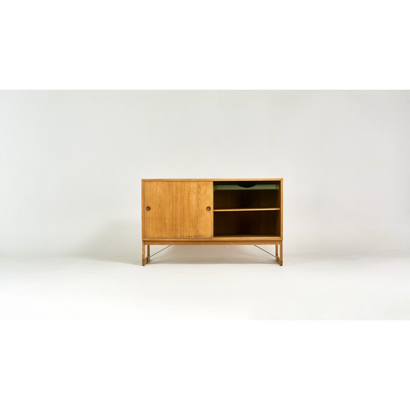 Vintage light oak sideboard by Borge Mogensen for Karl Andersson & Sonner, 1960