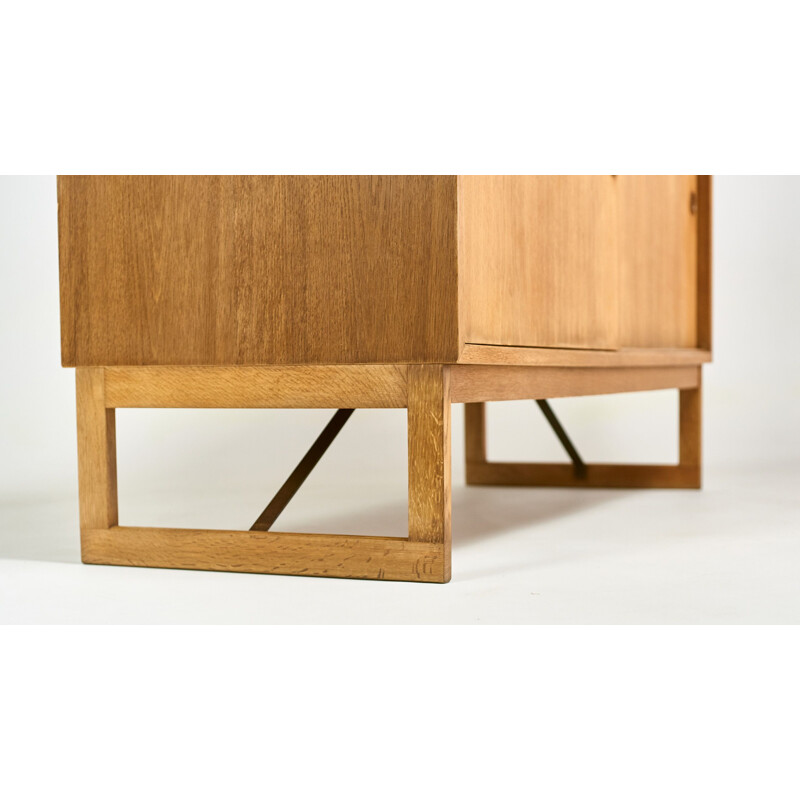 Vintage light oak sideboard by Borge Mogensen for Karl Andersson & Sonner, 1960