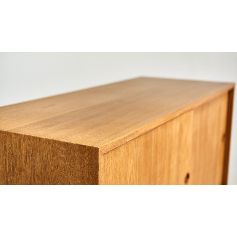 Vintage light oak sideboard by Borge Mogensen for Karl Andersson & Sonner, 1960